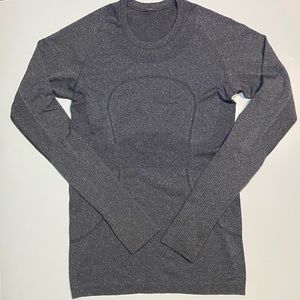 Lululemon Swifty Tech Long Sleeve Grey Shirt